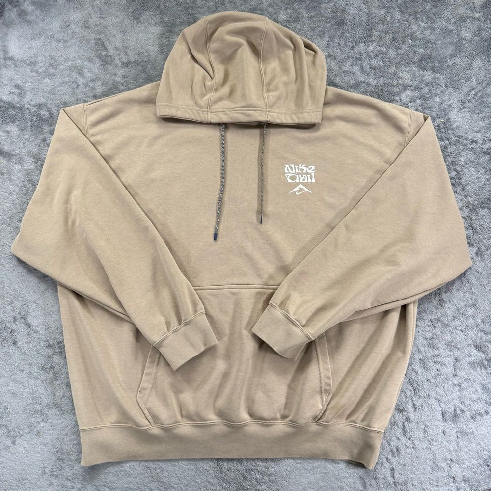 Nike Trail Dri-fit Running Hoodie‎ Khaki Summit XXL